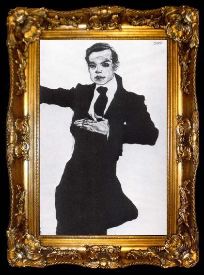 framed  Egon Schiele Max oppenheimer, ta009-2